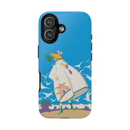 Seaside Wanderer Phone Case – Whimsical Charm & Coastal Delight