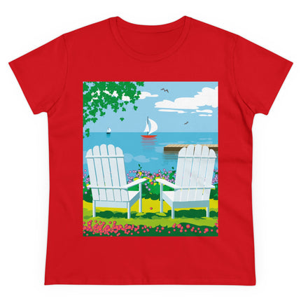 Tranquil Retreat Women's Midweight Cotton Tee