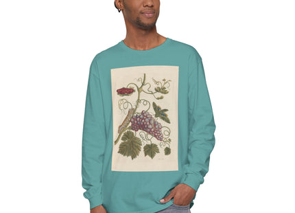 Botanical Pl.49 by Maria Sibylla Garment-dyed Long Sleeve T-Shirt