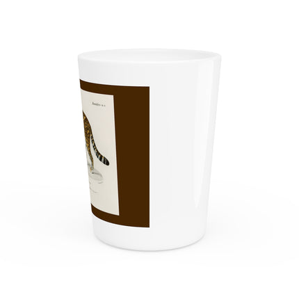 Jaguar by Charles Dessalines D' Orbigny Ceramic Shot Glass