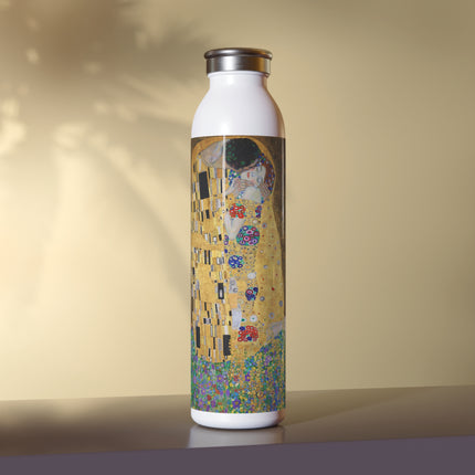 The Kiss by Gustav Klimt Slim Water Bottle