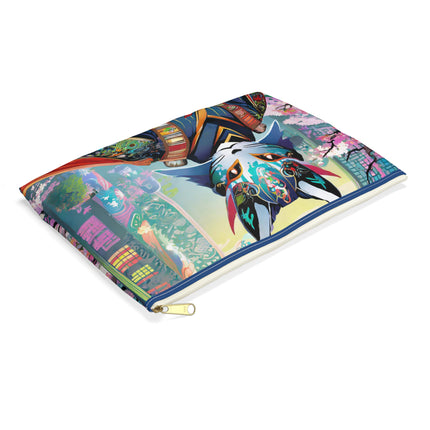 Cyberpunk Samurai Pencil Case