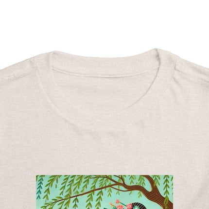 Sparrow Dance Geisha Fairy Toddler Short Sleeve Tee