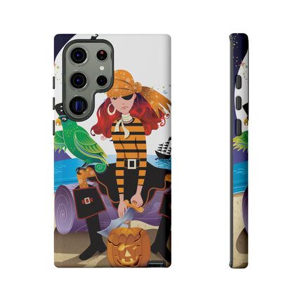 Moonlit Pirate Halloween Phone Cases