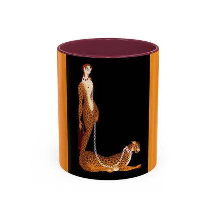 Leopard Queen Colorful Mugs – Wild Beauty & Art Deco Glamour