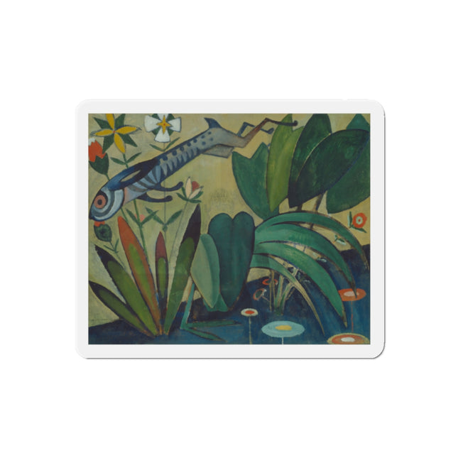 The Leap of the Rabbit by Amadeo de Souza-Cardoso Die-Cut Magnets (5 Sizes)