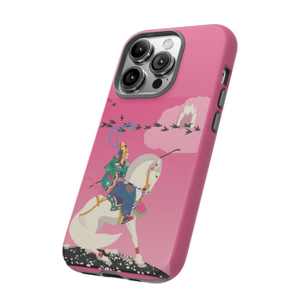 Samurai Princess on the White Steed Phone Case – Epic Grace & Mythic Power