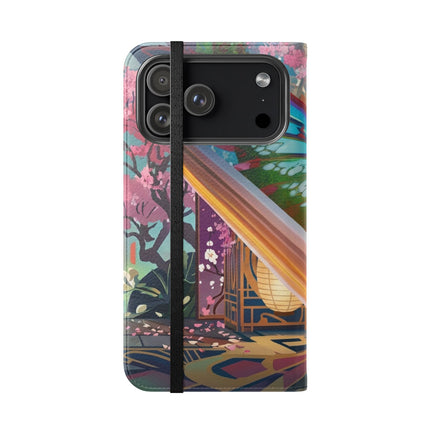 🦊🦋 Cyber Kitsune Butterfly Guardian Phone Case – Neon Magic & Digital Dreams