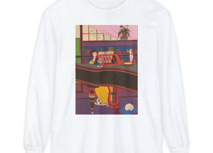 La Musique by Charles Martin Garment-dyed Long Sleeve T-Shirt