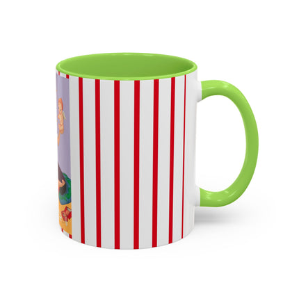 Art Deco Christmas Colorful Mugs (11oz, 15oz)