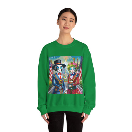 Cyber Punk Warrior Robots Unisex Heavy Blend™ Crewneck Sweatshirt