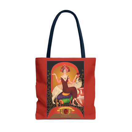 Astrology Gem Series: January & Garnet Tote Bag