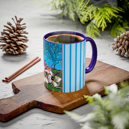 Enchanted Easter Gathering Colorful Mugs (11oz, 15oz)