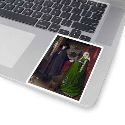 Arnolfini Portrait by Jan Van Eyck Kiss-Cut Stickers (4 Sizes)