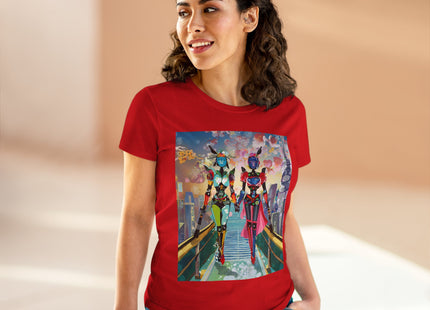 Cyber Punk Robot Models Cotton Tee