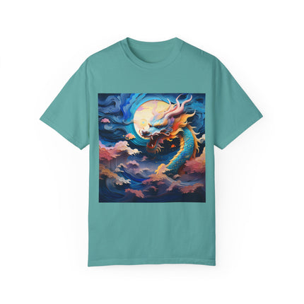 A Dragon's Ascent Unisex Garment-Dyed T-shirt