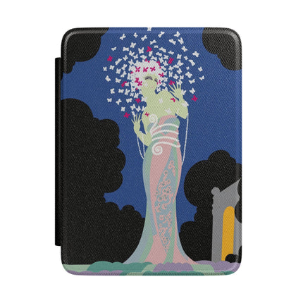 Butterfly Enchantress Kindle Case – Ethereal Art Deco Magic & Pastel Dream