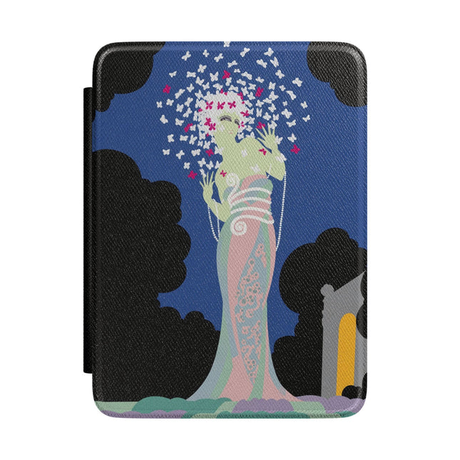 Butterfly Enchantress Kindle Case – Ethereal Art Deco Magic & Pastel Dream