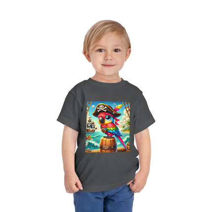 Captain Parrot and the Treasure Seas Toddler Short Sleeve Tee