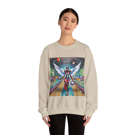 Samurai Robot Angels Unisex Heavy Blend™ Crewneck Sweatshirt