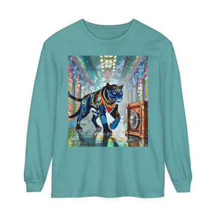 Cyber Panther's Hunt Long Sleeve T-Shirt