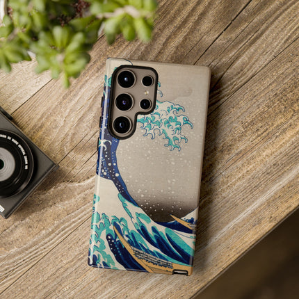 The Great Wave off Kanagawa by Katsushika Hokusai Phone Cases