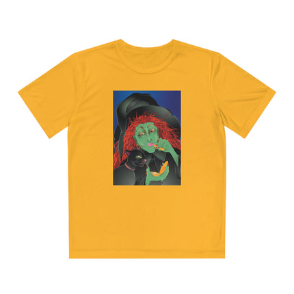 Mirror, Mirror A Witch's Touch Youth Competitor Tee