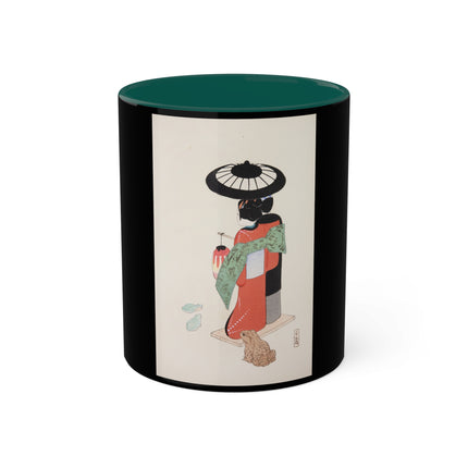 Illustrations of Japanese Toys Pl.020 by Kawasaki Kyosen Colorful Mugs, 11oz