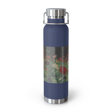 Poppies (A Study of Poppies for Carnation, Lily, Lily, Rose) by John Singer Sargent Copper Vacuum Insulated Bottle, 22oz