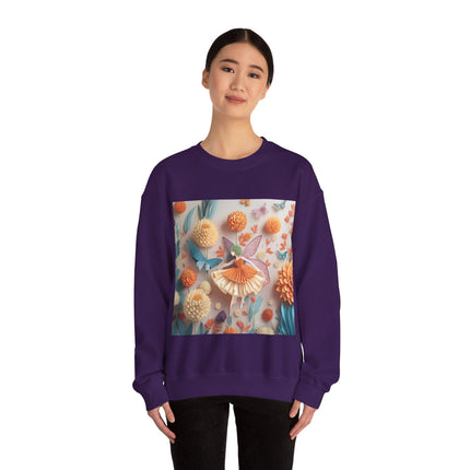 Dahlia Fairy Unisex Heavy Blend™ Crewneck Sweatshirt