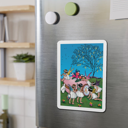 Enchanted Easter Gathering Die-Cut Magnets (5 Sizes)