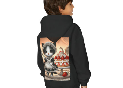 Patisserie Kitten Youth Heavy Blend Hooded Sweatshirt