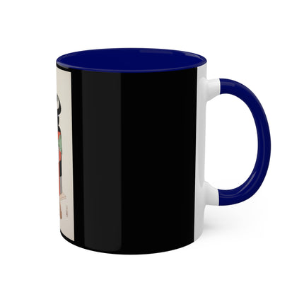 Illustrations of Japanese Toys Pl.020 by Kawasaki Kyosen Colorful Mugs, 11oz
