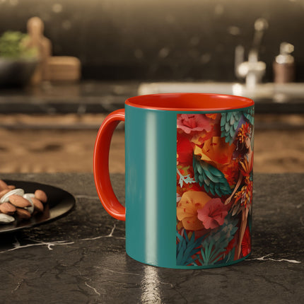 Hibiscus Fairy Colorful Mugs (11oz, 15oz)