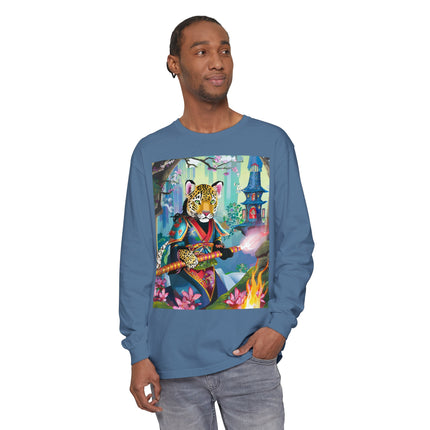 Cyberpunk Leopard Long Sleeve T-Shirt