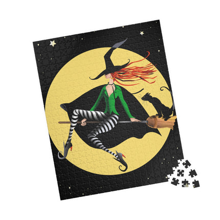 A Witch’s Moonlit Flight Puzzle (110, 252, 520, 1014-piece)