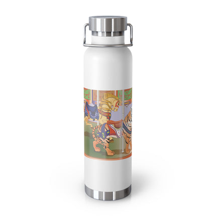 Carousel Splendor Copper Vacuum Insulated Bottle, 22oz