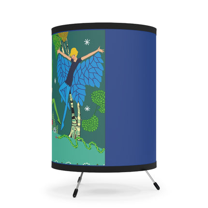 Enchanting Fairies of A Midsummer Night's Dream Tripod Lamp