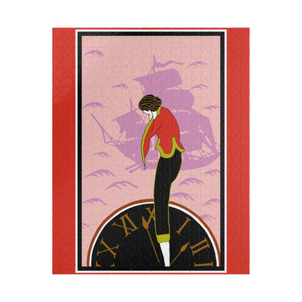 Woman Waiting for her Beloved at 1:59 by Kobayashi Kaichi Puzzle (110, 252, 500-Piece)