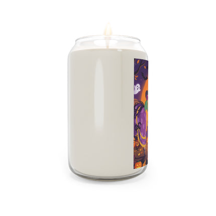 🎃🕯️ The Midnight Halloween Greeting Scented Soy Candle – Vintage Halloween Charm