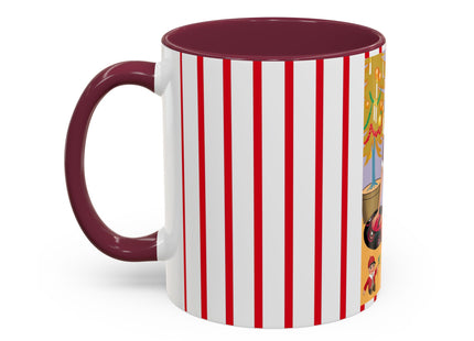 Art Deco Christmas Colorful Mugs (11oz, 15oz)