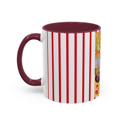 Art Deco Christmas Colorful Mugs (11oz, 15oz)