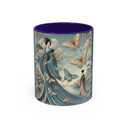 Butterfly Empress Colorful Mug – Graceful Butterflies & Timeless Elegance