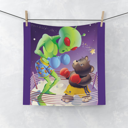 Cosmic Clash Face Towel