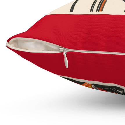 Maquettes de Théatre 4 by Alexandra Exter Spun Polyester Square Pillow