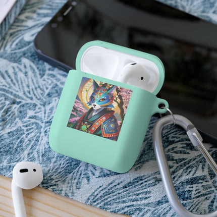 Cyberpunk Samurai AirPods Case Cover