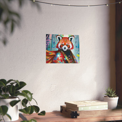 Cybernetic Red Panda Fine Art Posters