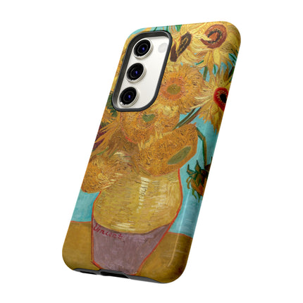 Vase with Twelve Sunflowers by Vincent Van Gogh Phone Cases