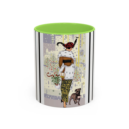Wrapped in Elegance Colorful Mugs (11oz, 15oz)