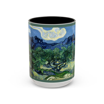 Olive Trees by Vincent Van Gogh Colorful Mugs (11oz, 15oz)